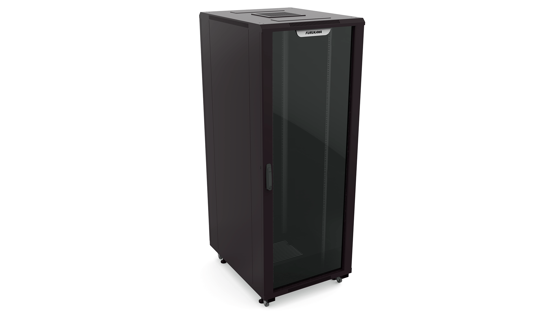 RACK FECHADO ENTERPRISE COM GUIAS 42U X 800MM X 1000MM